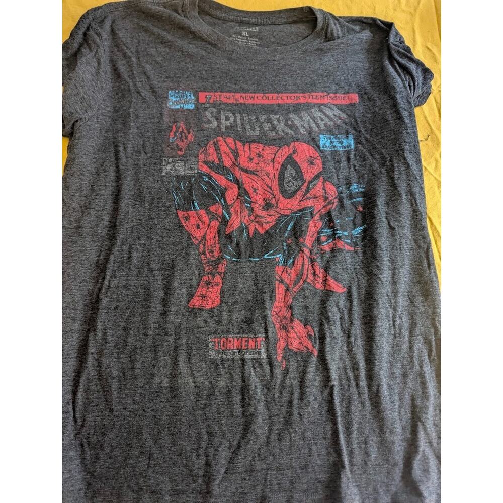 Marvel Spider-Man “Torment” Graphic T-Shirt Mens XL Black Comic Book Superhero T